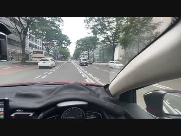 マツダ２雑談車載　仙台近郊　神社巡り等ドライブ3　北四番丁から愛宕橋あたり　2022　0811　