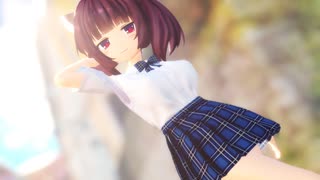 【rayMMD】 たわわなJK風きりたんで【classic】