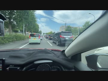 マツダ２雑談車載　仙台近郊　神社巡り等ドライブ5　国道286号線～太白大橋あたり　2022　0811
