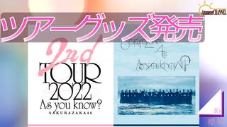 【櫻坂46】櫻坂46 2nd TOURのグッズが販売が開始したのでHPを観て感想を語ってみました。【ツアーグッズ】