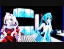 MMD、サロメ、ミク、計2人、で、リズム