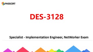 Dell EMC NetWorker Specialist DES-3128 Study Guide