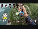 リスぐるまでシーバス釣り！