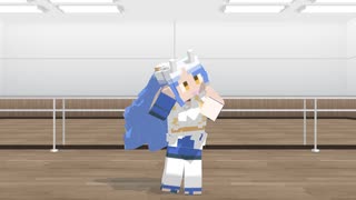 【マイクラMMD】後鬼に「ねこみみスイッチ」を躍らせ揺らしてみた