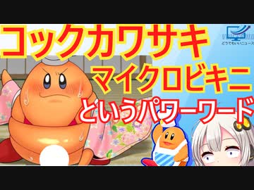 コックカワサキマイクロビキニかるた、公式に怒られる