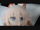 自作ぬいぐるみ髪セッティング