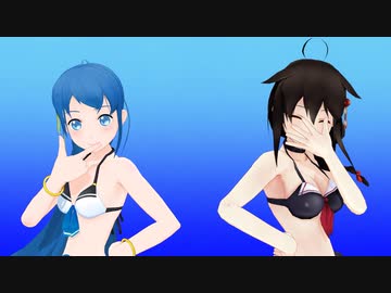 【MMD艦これ】五月雨 水着モデル配布「ロキ」【MMDモデル配布】