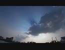ある日の桜島（その３４４）＜先日の台風で壊された柵やらちょっと不思議な空模様を眺めた＞