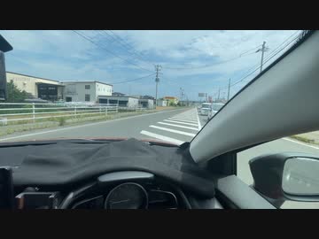 マツダ２雑談車載　仙台近郊　神社巡り等ドライブ13　亘理町内3　2022　0811　