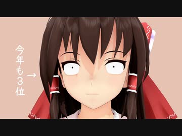 【東方MMD】霊夢と魔理沙、二人の絆