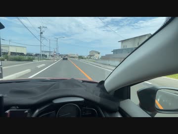 マツダ２雑談車載　仙台近郊　神社巡り等ドライﾌﾞ16　亘理沿岸の道　名取市2　　2022　0811　