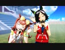 【MMDウマ娘】 『ビバハピ』 by 6･ｈ･6式 デジたん &  チケゾー