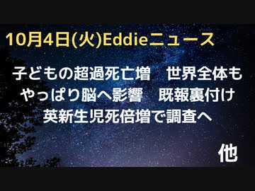 世界で超過死亡増　英・子どもも亡くなる人が増えている　mRNAが脳に達して影響という新論文が話題　BBCが新生児死亡の急増に「調査」を指示