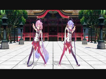 【MMD　歌：初音ミク】JUMP UP【踊：鳴花ヒメ・ミコト】