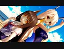 【MMDアズールレーン】スク水の長門ちゃんと競泳水着の綾波ちゃんで「メランコリック * C.S.Portリアレンジ *」【らぶ式】