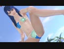 【DOAXVV】 ロベリア　ミント　超ズームアップ　しゃがみ　片足を前に出す