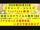 【2020年09月23日：リチャード・コシミズ YouTube講演（ 改良版 ）】