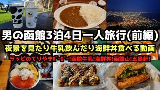 【北海道グルメ旅行】男の函館3泊4日一人旅行(前編)　