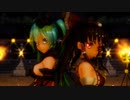 【東方MMD】サンスクリット語版般若心経を「Bad Apple!!」のリズムでミクさんに歌わせてみた