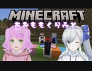 【マイクラ】整地して海にでました【あおももクラフト21日目】