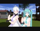 【MMD】Tda式改変ハク＆ミク・えんじぇぅccvで kawaiix2（アニサマ2022Sparkle）