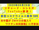 【2020年09月28日：リチャード・コシミズ YouTube講演（ 改良版 ）】