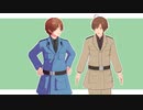 【MMDAPヘタリア】くるん兄弟でスタッフロール