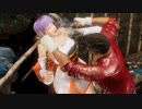 【DOA6 ryona】あやね ryona vs ディエゴ(コス05)