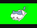 泳ぐハチワレGB