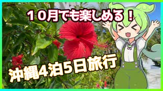 【VOICEVOX実況】4泊5日の10月沖縄満喫旅行にいってきた！【Vlog】