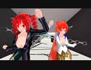 【MMD】モノクロジック【重音テト　波音リツ】