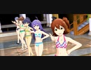 【ミリシタ】響 奈緒 杏奈 風花 未来 PRETTY DREAMER【マイオンリースイムウェア】