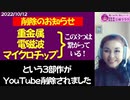 【YouTube動画削除のお知らせ】重要な動画が３本削除されました～ ニコニコ動画にはまだ残っています！