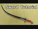 Sword tutorial - shamshīr,scimitar [How to make cosplay sable]