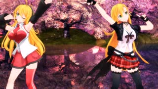 【MMD】マキとマキでいーあるふぁんくらぶ踊ってみた　　歌　鏡音リン　GUMI