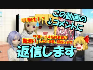 【ラブドールと学ぶ】正論パンチ動画のコメントに返信します【ゆっくり解説・ゆっくり茶番劇】