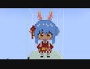 【minecraft】hololive 兎田ぺこら(正月Ver)の作り方