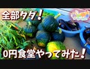 【0円食堂】畑で獲れた食材だけで作ったお料理がヤバ過ぎ！
