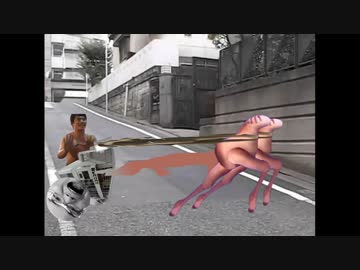 戦車で帰宅するひで