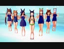 【鬼滅の刃✖︎ウマ娘】Nyanyanyanyanyanyanya! (nezuko with Umamusume 6-Girls)