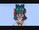 【minecraft】hololive 潤羽るしあ(正月Ver)の作り方