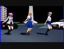 MMD、妖夢、パチュリー、アリス、計3人、で、ヨズリナ