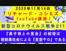 【2020年11月14日：リチャード・コシミズ YouTube講演（ 改良版 ）】
