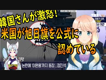 【韓国の反応】韓国「米国が公式に旭日旗を認めている」と激怒【世界の〇〇にゅーす】