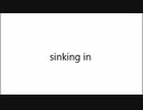 sinking in