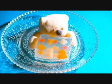 シロクマちゃんのクリームみつ豆の作り方