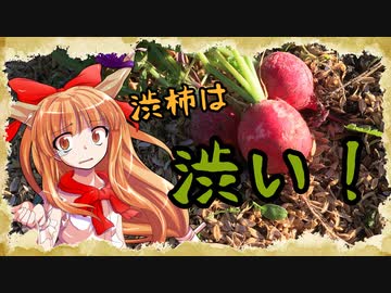 【百姓物語】渋柿は渋い！～ニートの家庭菜園日記～【８日目】