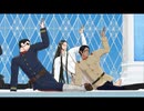 【金カムMMD】フライングゲットからのアブラカダブラ【尾形百之助　杉元佐一　花沢勇作　海賊房太郎　鯉登音之進】