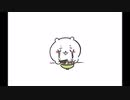 そばを食べながら何かを訴えるちいかわ