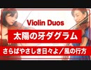 太陽の牙ダグラム 「さらばやさしき日々よ」「風の行方」【Violin Duo】